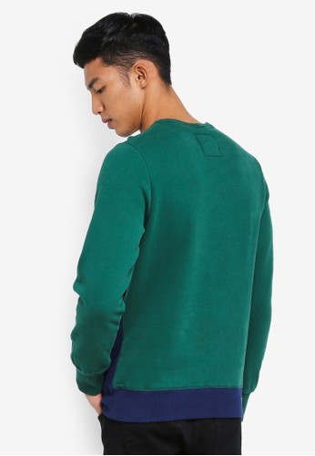 Jual Superdry Vintage Logo Panel Crew Sweatshirt Original 