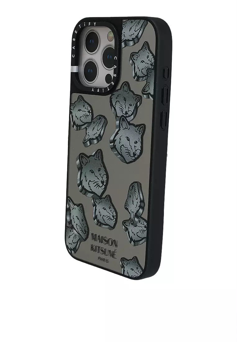 メゾンキツネiPhoneケース iPhone15Pro 怖く CASETIFY