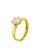 YOUNIQ gold YOUNIQ Only One 24K Gold Plated Ring with Cubic Zirconia F6486AC1268577GS_1