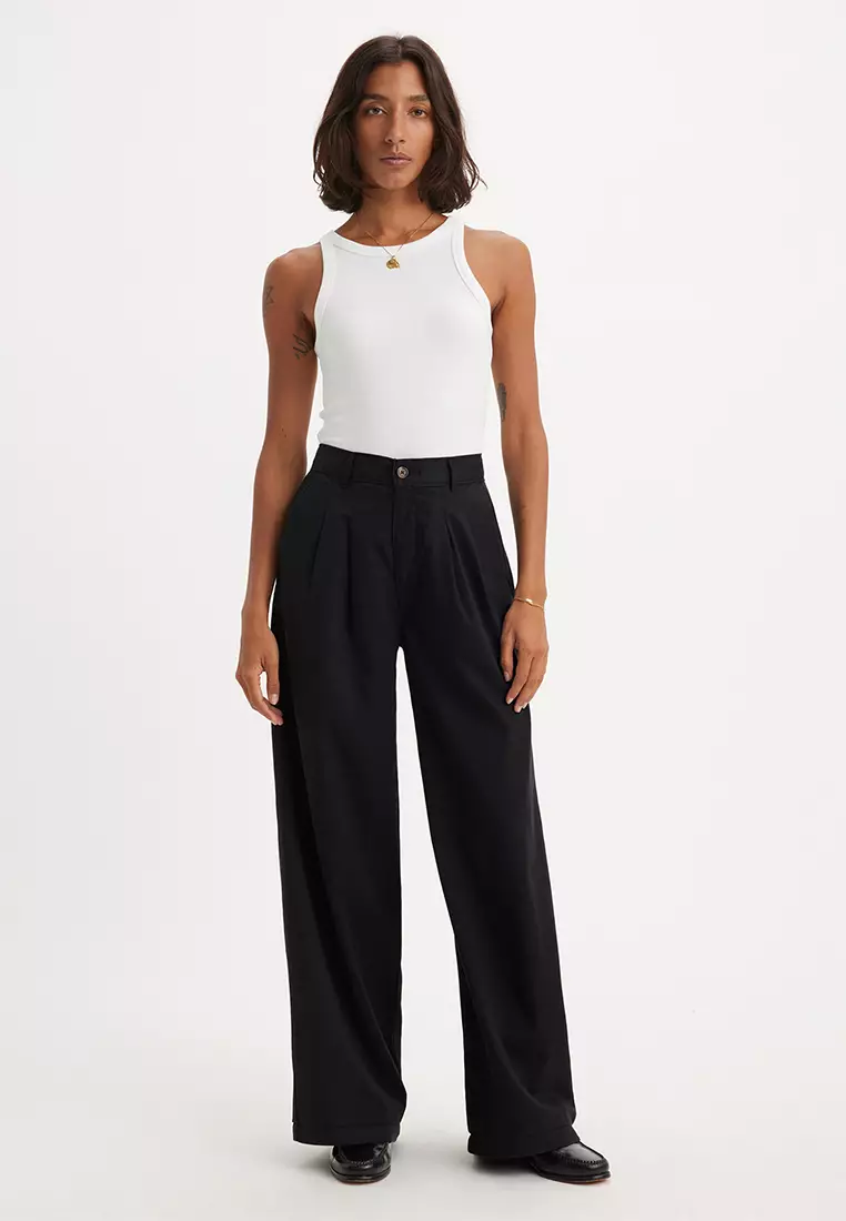 Buy Levi's Levi's® Women's Pleated Wide-Leg Trousers A7535-0003 2024 ...