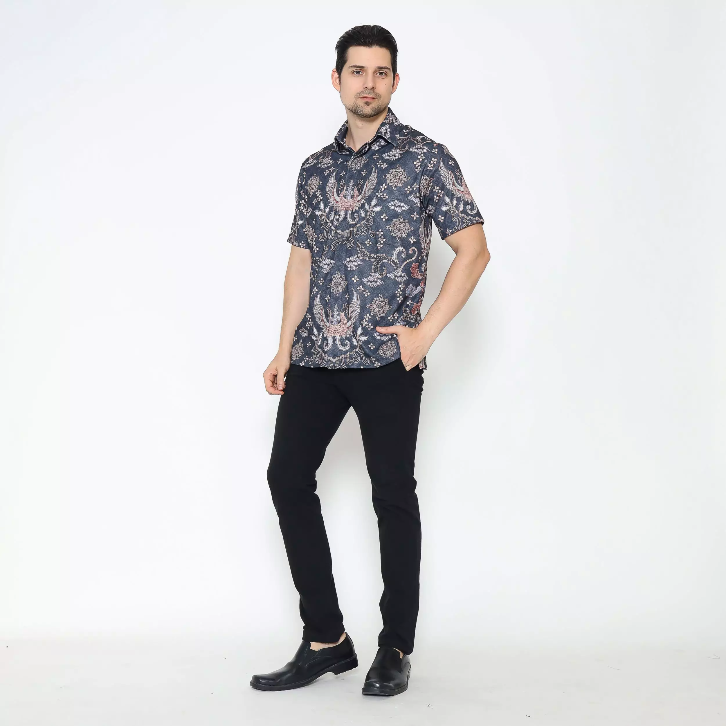 MAGINOT ARTHUR Batik Pria Active Wear Quick Dry Lengan Pendek