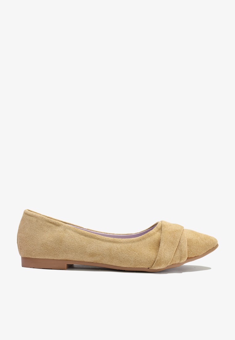 Dr Cardin Ladies Slip on Flexi Flats L-AUA-9163