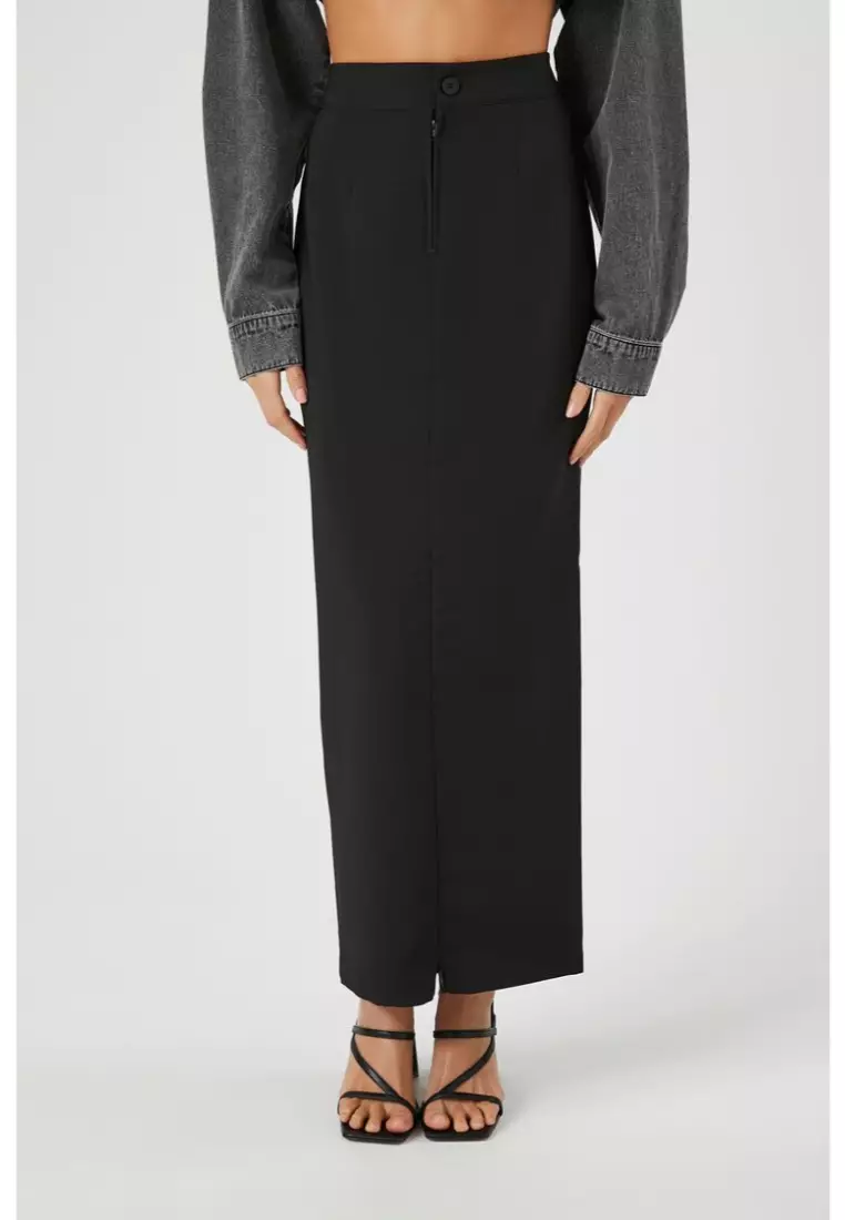 High waisted long skirts forever deals 21