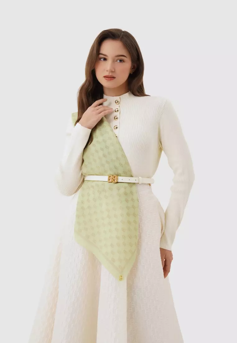 Beverly Square - Yellow Cream