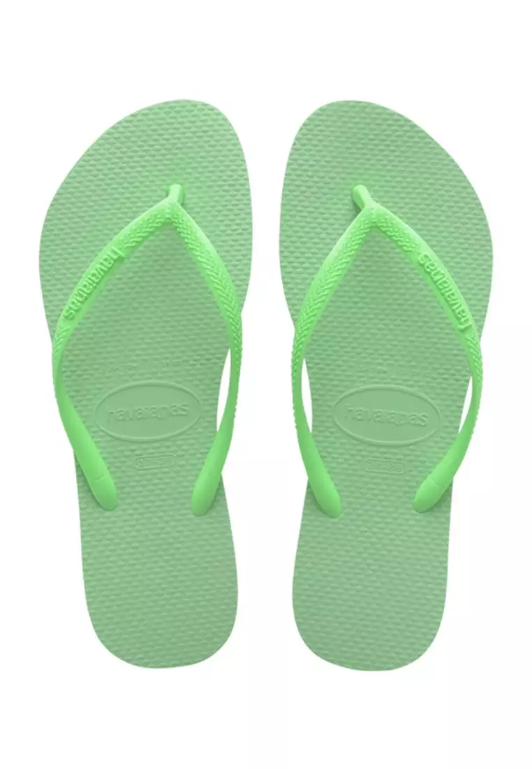 OO  Havaianas Havaianas Unisex Top Basic Thongs Sandals Lemon Green