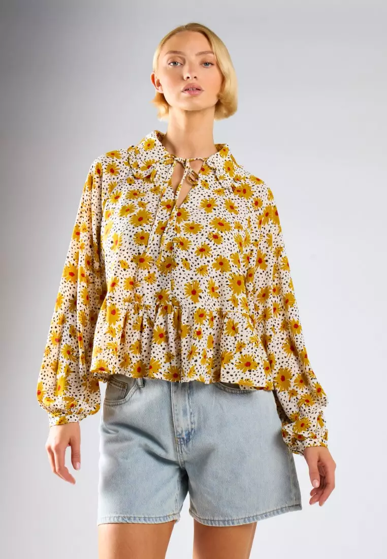 Long Puff Sleeve-Top