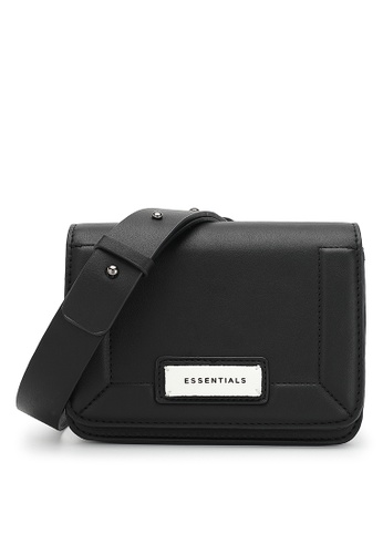ESSENTIALS Women's Shoulder Sling Bag / Crossbody Bag - Black | ZALORA  Philippines