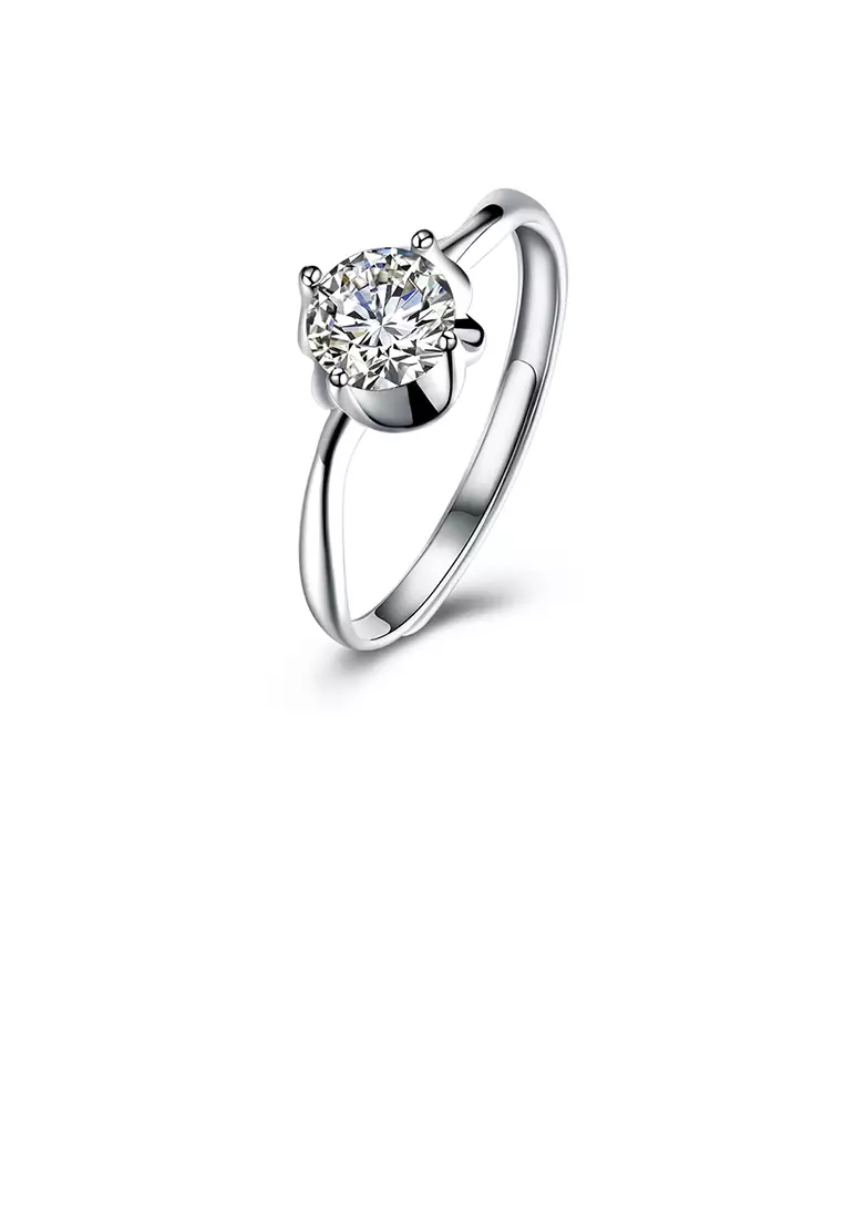 Adjustable diamond rings best sale