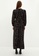 LC WAIKIKI black Crew Neck Patterned Long Sleeve Poplin Maternity Dress BDFAFAA071A82BGS_4