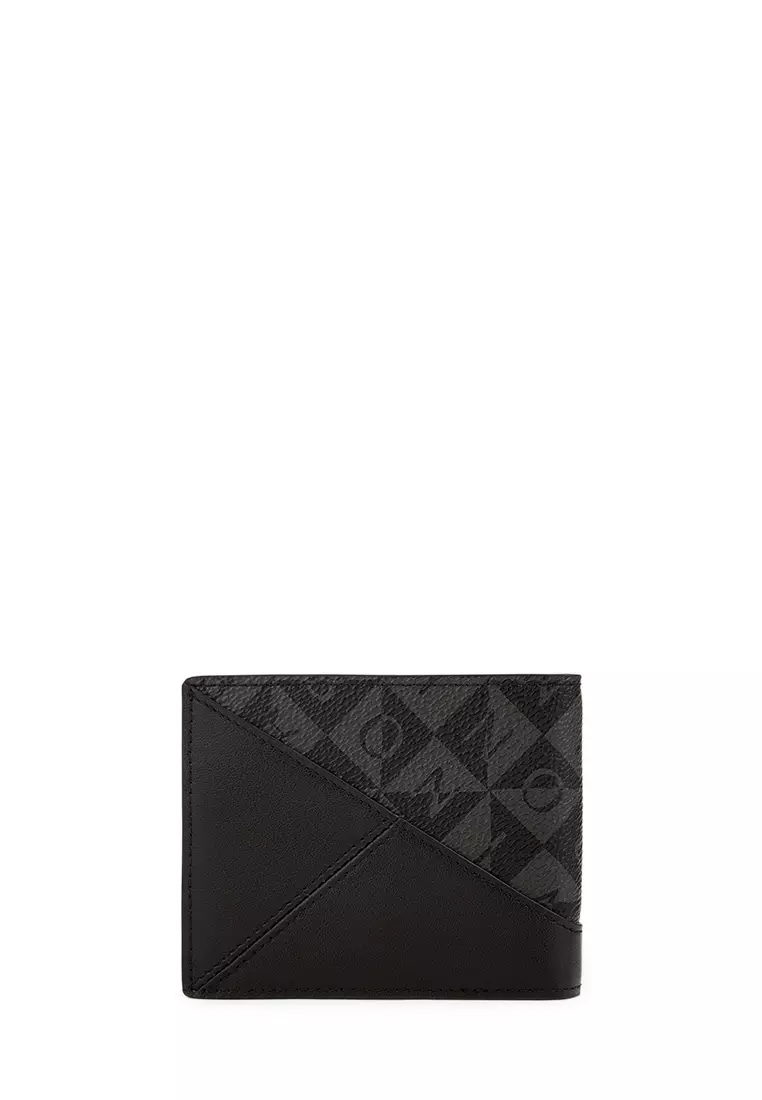 Buy BONIA Black Panel Money Clip Wallet Online ZALORA Malaysia