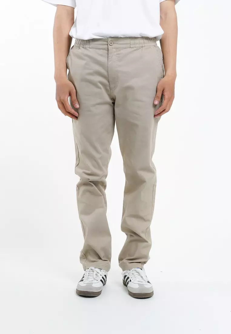 3Second Men's Long Chino Pants Regular Fit Cotton Elastane Ravy HP-C060325