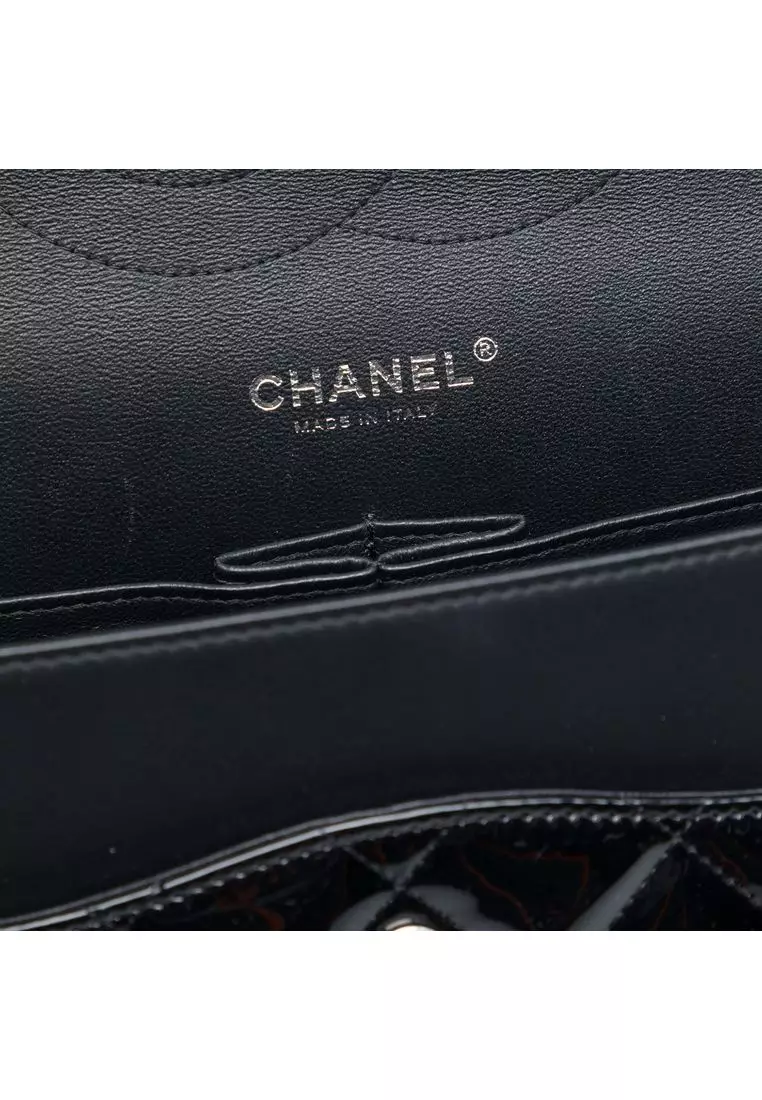 Pre-Loved Chanel Jumbo Classic Patent Double Flap