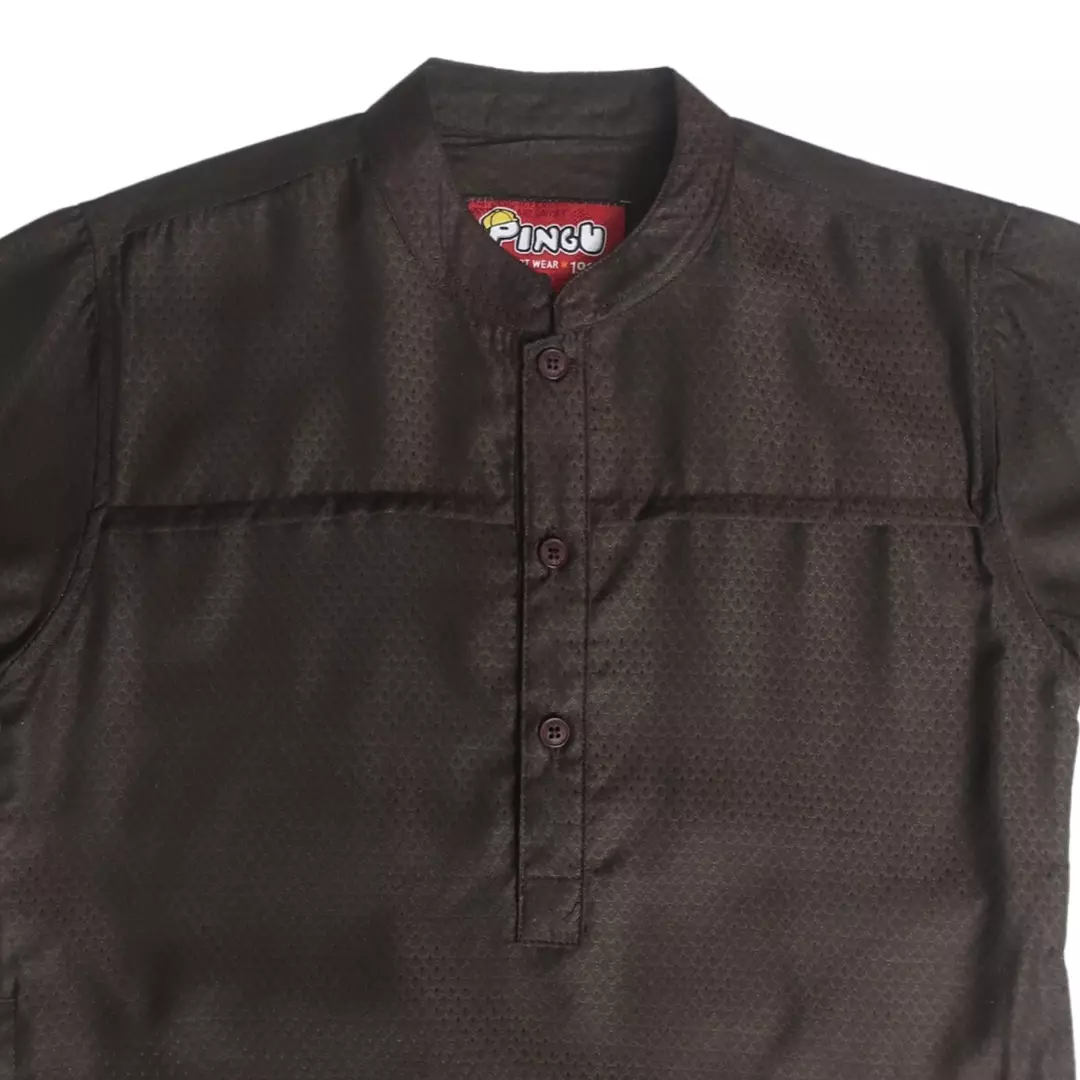 Pingu Koko Kurta Anak Laki Laki Printing Panjang Coklat 94200827