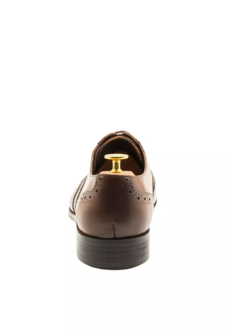 Salvador Wingtip Dark Chestnut Oxford
