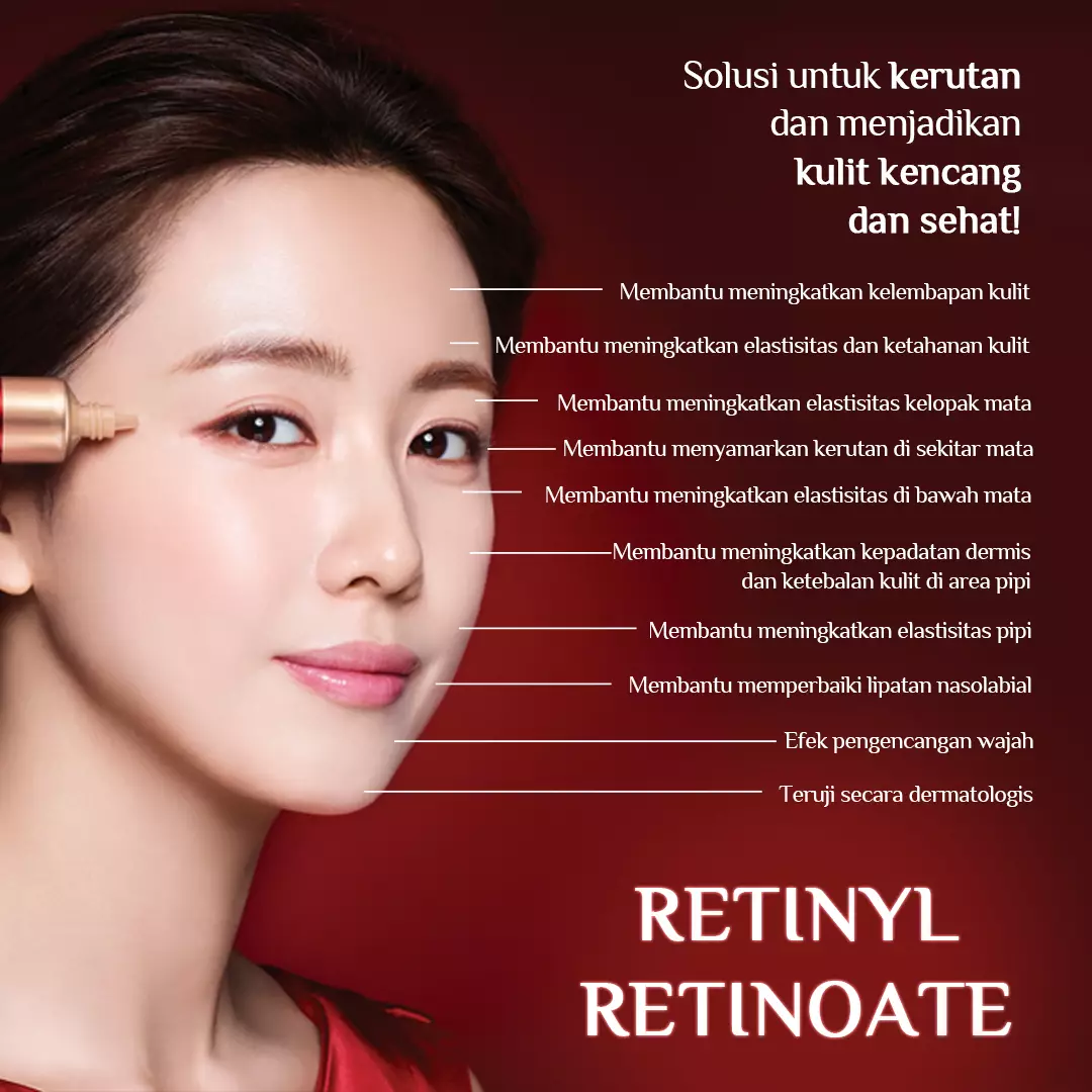 Holika Holika Enprani Retino X8 Pro Deep Wrinkle Spot Corrector - Menyamarkan Kerutan Dalam 14 Hari