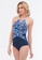 Sunseeker navy Mono Folige One-piece Swimsuit C5AF4US996383DGS_4