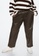 Mango brown Leather-Effect Elastic Waist Trousers 4FADEAAB5F344BGS_2
