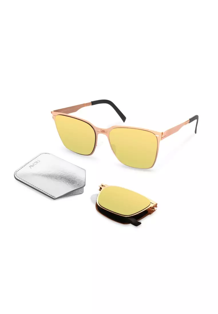 ROAV AUDREY SS002 Brush Gold / Copper Mirror 14.62