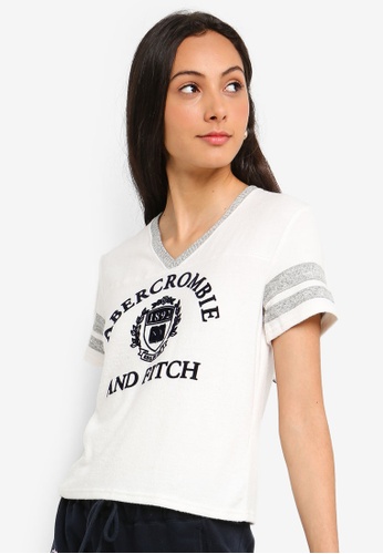 abercrombie and fitch white t shirt