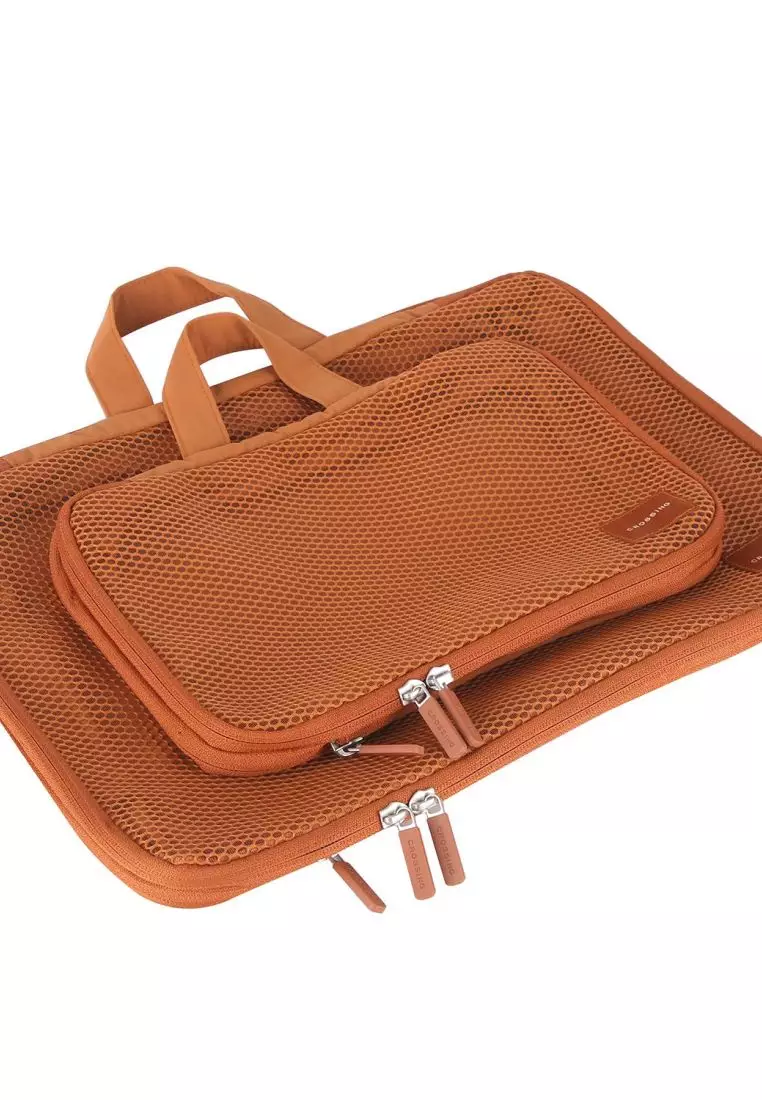 Crossing Waterproof Ripstop Nylon Compression Packing Cube Set (2-Piece Set) - Brick