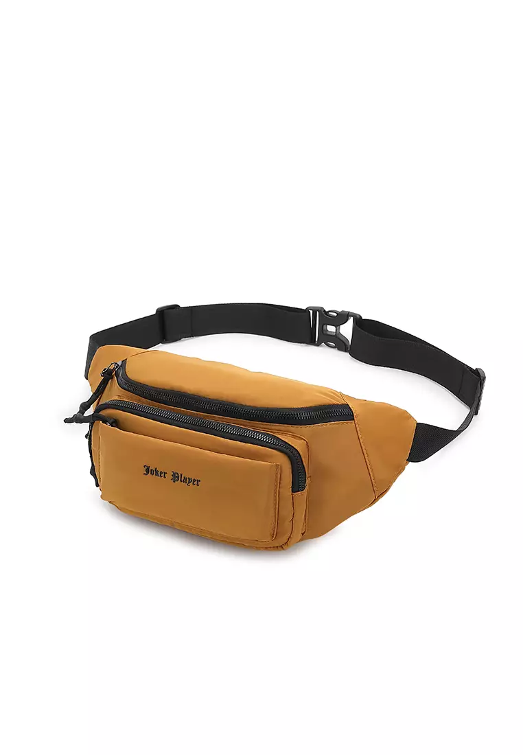 Men's Chest Bag / Sling Bag / Crossbody Bag - Yellow