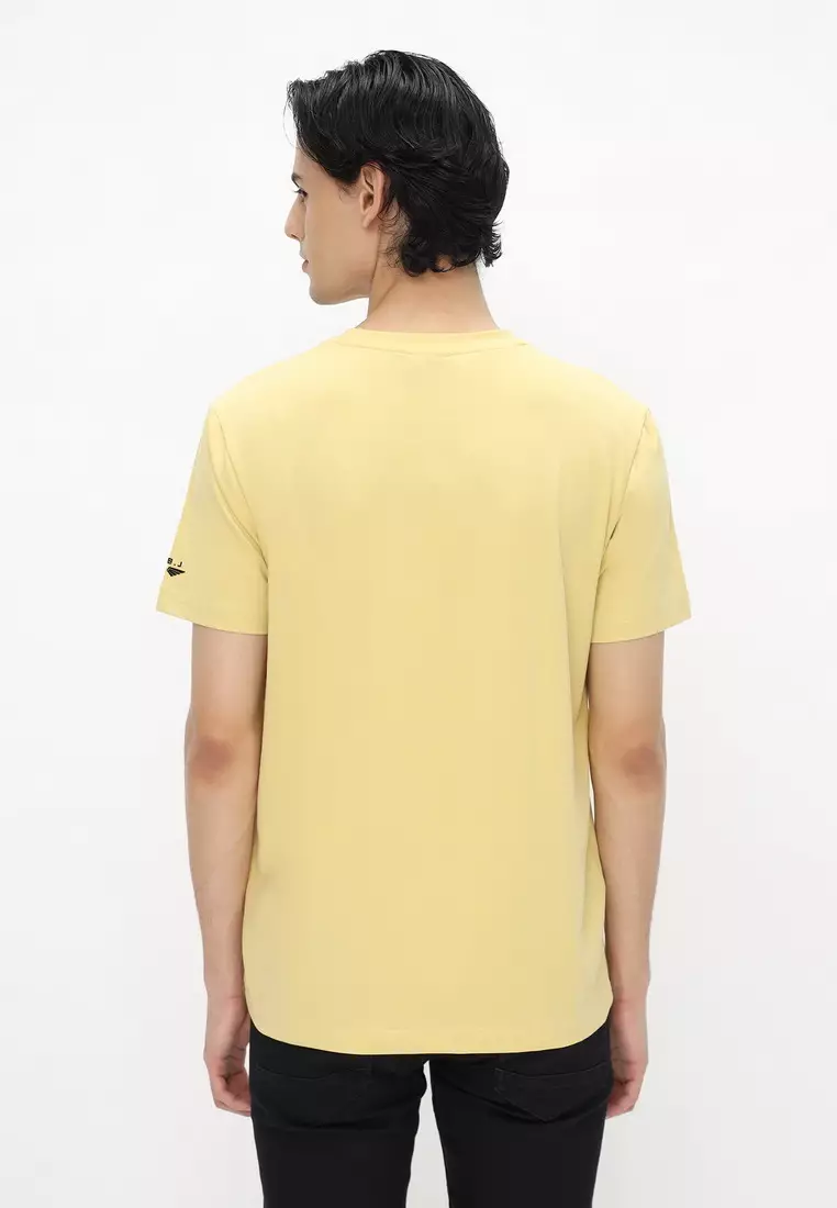 RBJ T-Shirt Cotton Spandex Emboss Pria 2482370761