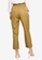 ZALIA BASICS brown Paperbag Trousers E42C5AA3B4CE47GS_1