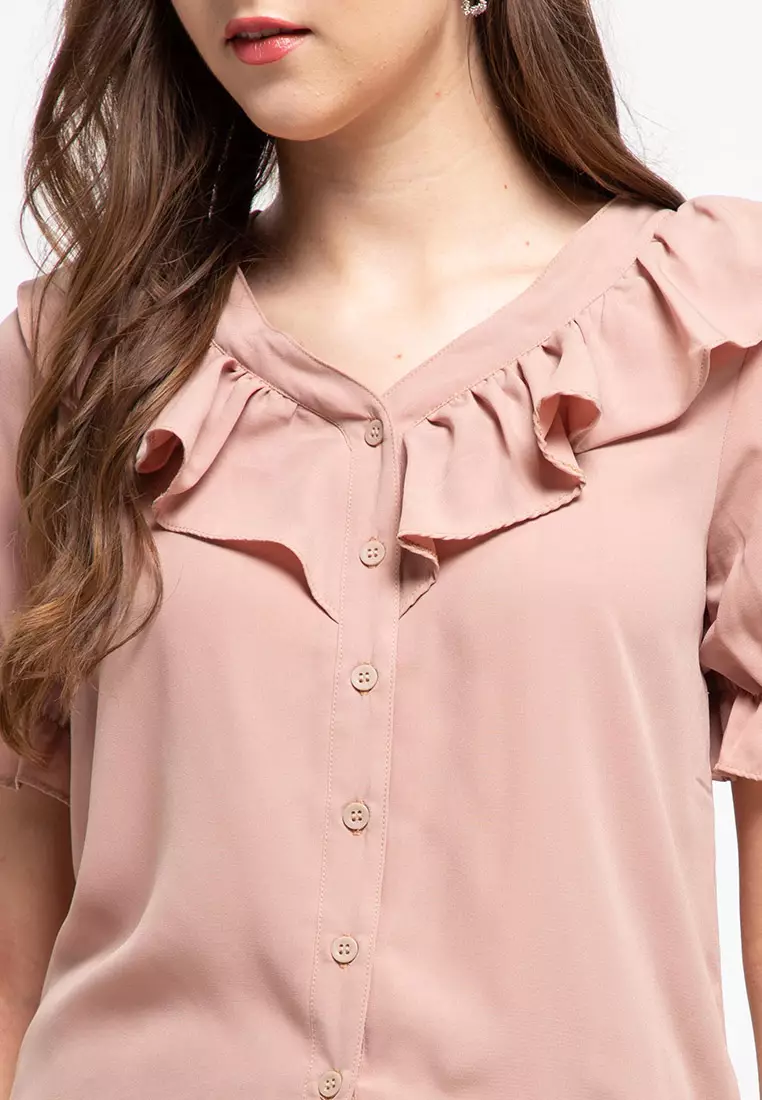 Taylor Ruffle Blouse