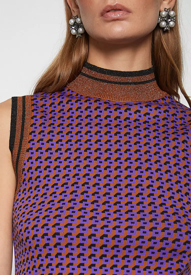 Crowbar Patterned Turtleneck Knitwear