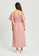 The Fated pink Percy Midi Dress C61EAAA96B625CGS_3