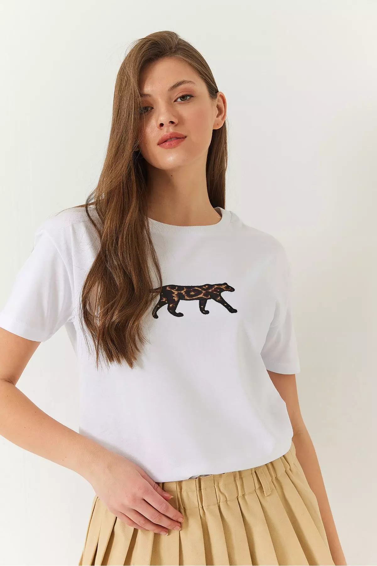 Women's Leopard Print T-Shirt 60602006