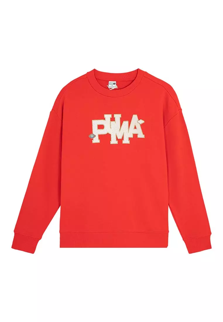 Buy PUMA NEW PUMA CNY Women s Crew Sweater 2024 Online ZALORA