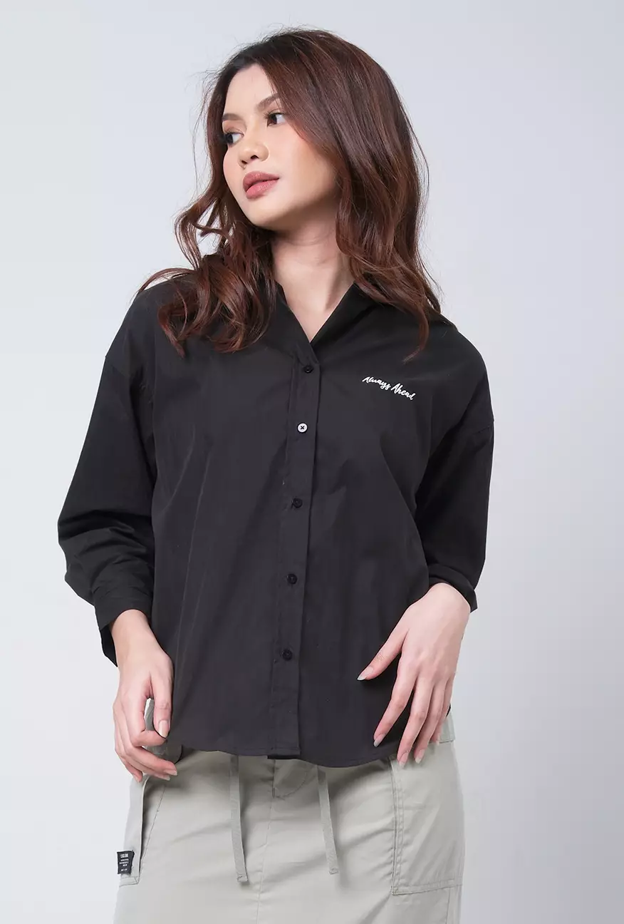 Kemeja Wanita Catriona Black