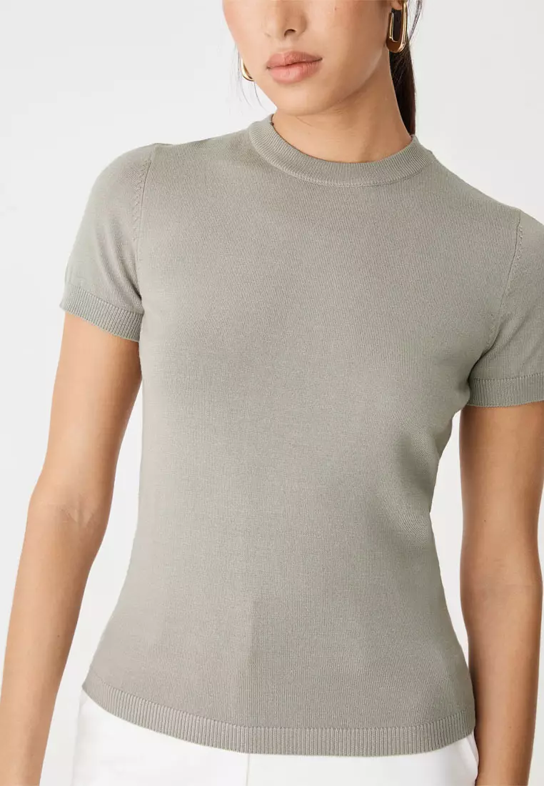 Catherine Short Sleeve Knit