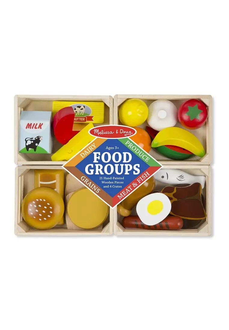Melissa and doug sales wooden food groups