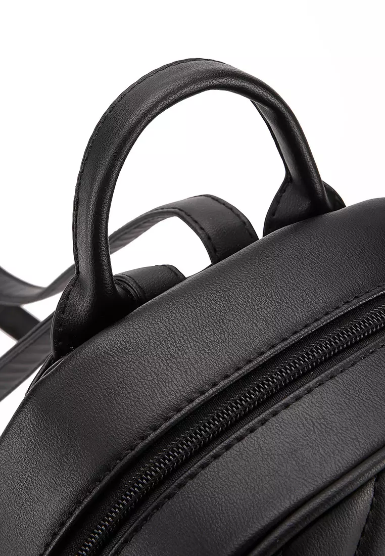 GYKACO LEIKA Black - Tas Ransel Wanita - Fashion Backpack (IMPORT)