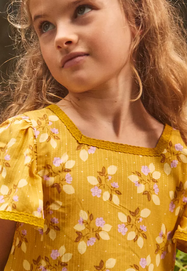 Yellow Floral Dress