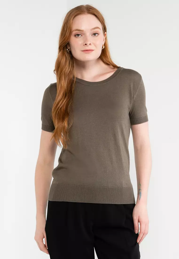 Cashmere short sleeve tee outlet