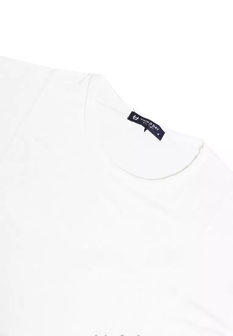 LTE32 RCP crop top polos wanita putih