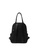 Salad black Zipper Half leather backpack AF910AC09A9333GS_4