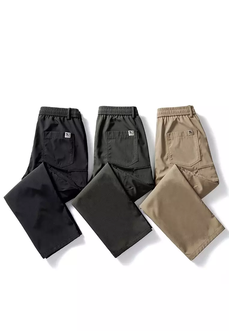 Drawstring Casual Cargo Pants