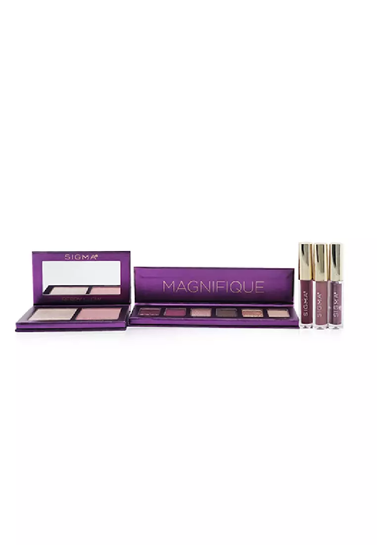 Discount on Sigma Beauty  shoes - SKU: Sigma Beauty - Magnifique Makeup Collection (1x Eyeshadow Palette + 1x Berry Glow Cheek Duo + 1x Ado