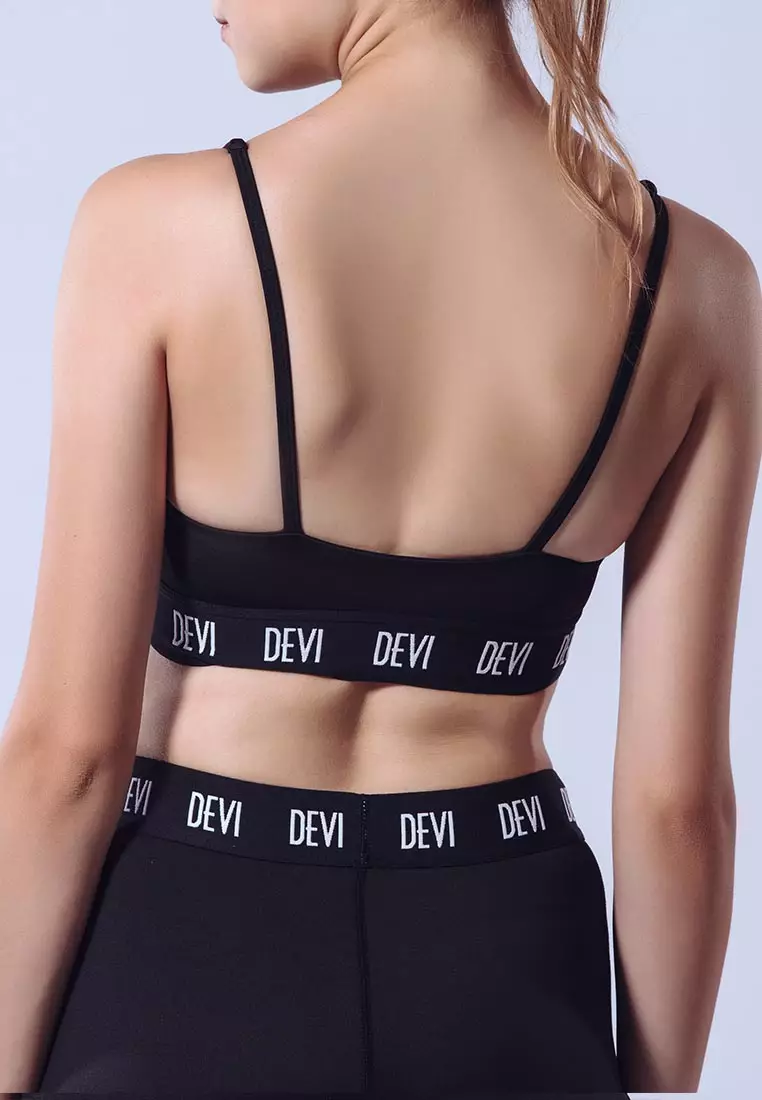 Buy DEVI Deep V Stylish Bra Top With Transparent Elastic Tape in