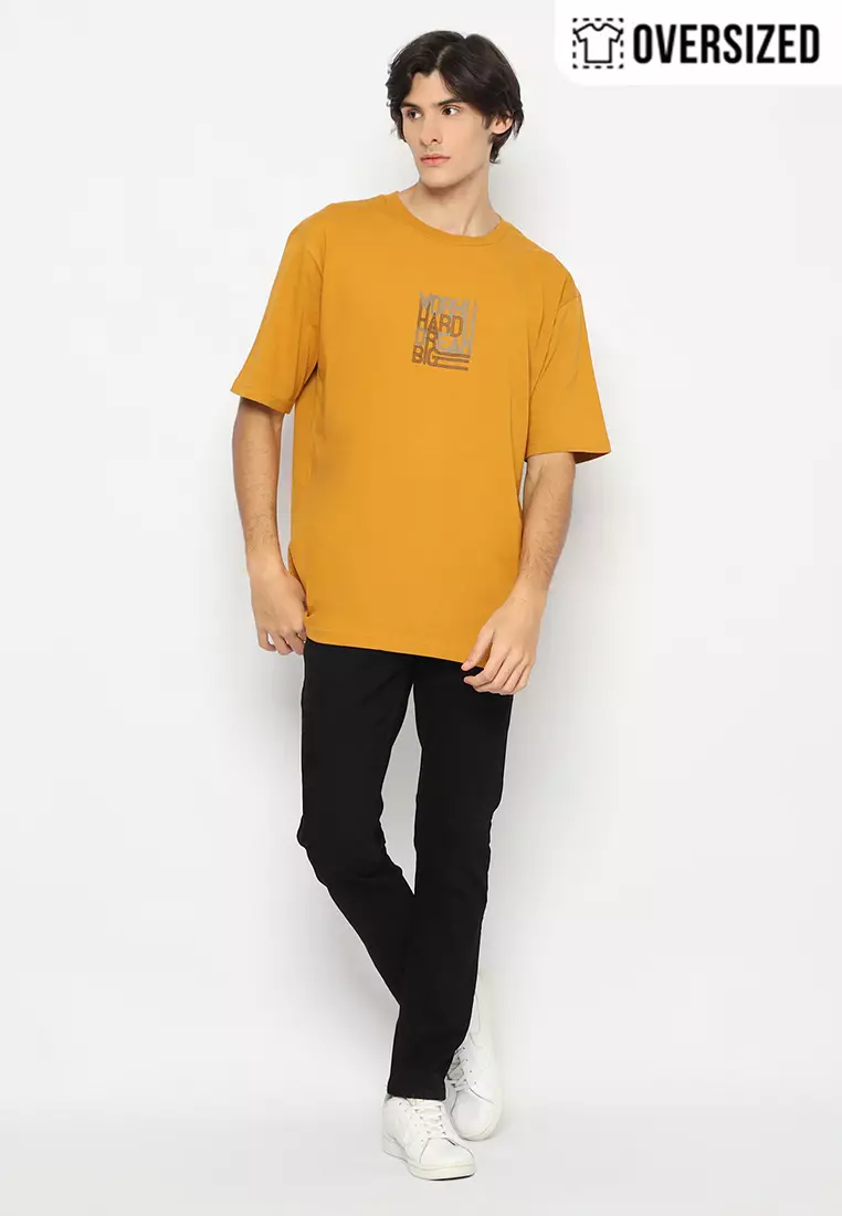 RBJ T-Shirt Cotton Combed Oversized Pria 2079250131