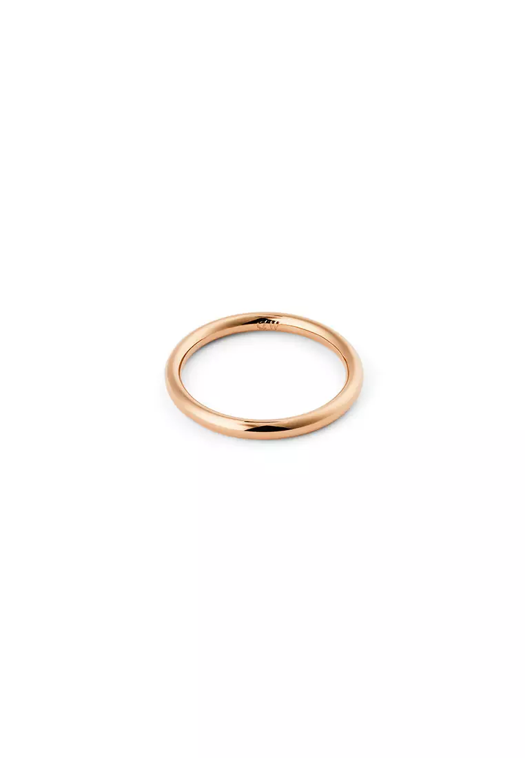 Classic Arch Ring Rose Gold 2.5mm - Unisex Ring for women and men stainless steel Ring DW Official Authentic Original