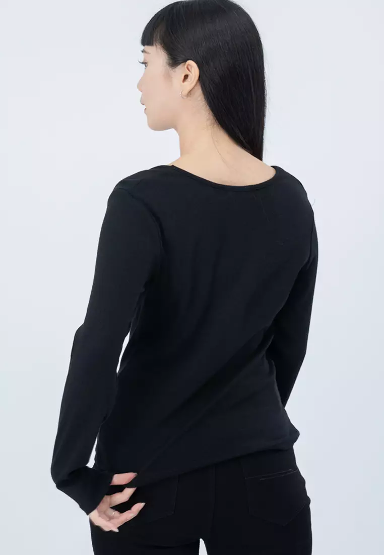 Cotton Long Sleeve Top