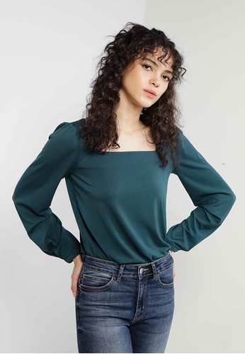 Buy Banana Republic Crepe Square Neck Top 2023 Online | ZALORA Singapore