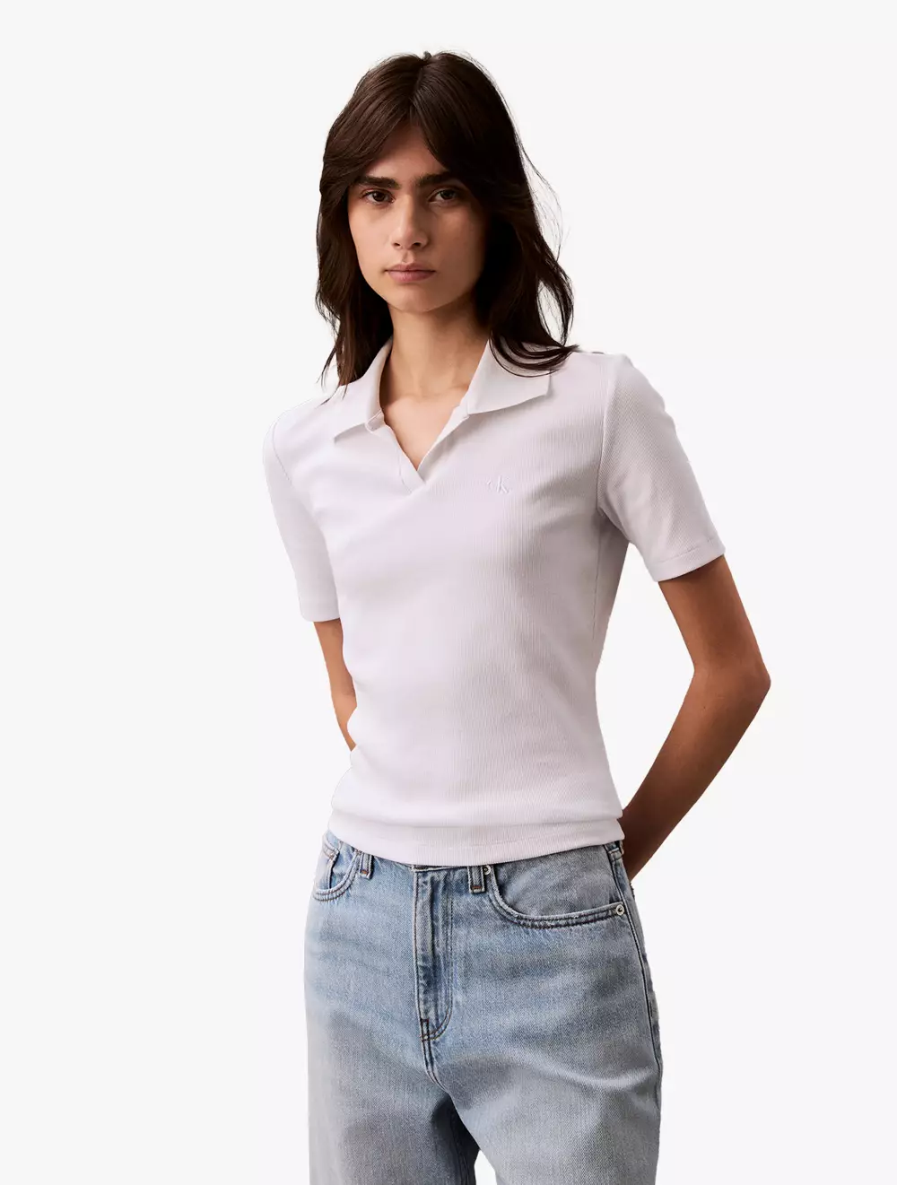 Calvin Klein - Essential Slim V Neck Polo
