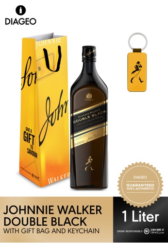 Johnnie Walker Johnnie Walker Double Black 1L With Gift Bag ...