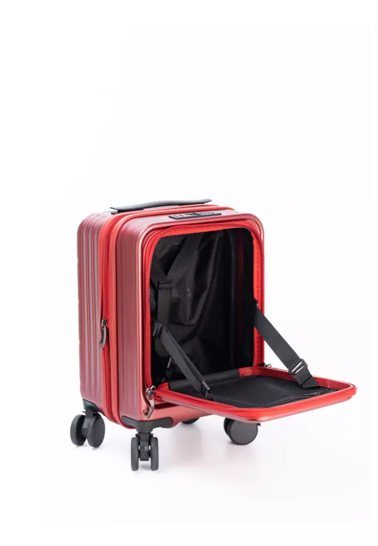 Alpha 16" Junior Hard Case Luggage Red